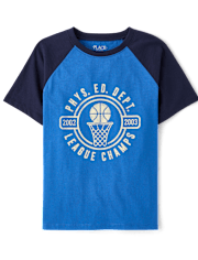 Boys League Champs Graphic Raglan Tee