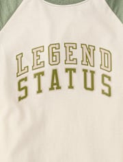 Boys Legend Status Graphic Raglan Tee