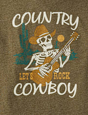 Boys Country Cowboy Graphic Tee