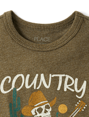 Boys Country Cowboy Graphic Tee