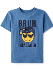 Boys Bruh I Graduated Graphic Tee