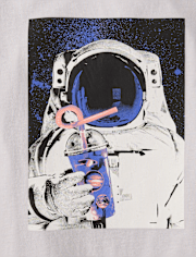 Boys Astronaut Drink Graphic Tee