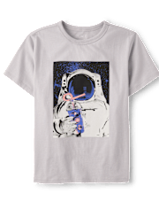 Boys Astronaut Drink Graphic Tee