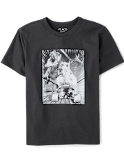 Boys Cappy Dino Graphic Tee