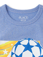 Boys Soccer Ball Graphic Tee