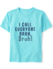 Boys Call Everyone Bruh Graphic Tee