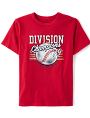 Boys Baseball Division Champions Graphic Tee