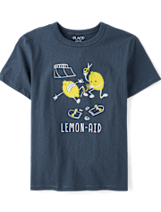 Boys Lemon Aid Graphic Tee