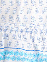 Baby And Toddler Girls Paisley Textured Shift Dress