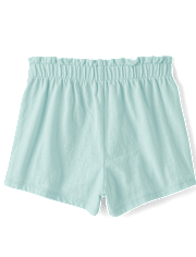Baby And Toddler Girls Paperbag Waist Pull On Flowy Shorts
