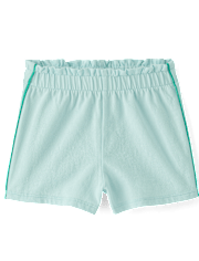 Baby And Toddler Girls Paperbag Waist Pull On Flowy Shorts