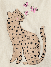 Ensemble 2 pièces à volants graphiques pour petites filles