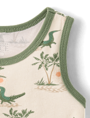 Baby And Toddler Boys Crocodile Tank Top