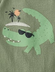 Baby And Toddler Boys Crocodile Tank Top