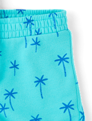 Baby And Toddler Boys Puff Print Beach 2-Piece Outfit Set
