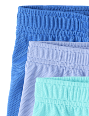 Short de sport en maille doublée à séchage rapide pour bébés et petits garçons (lot de 3)