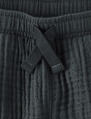 Baby And Toddler Boys Gauze Pull On Shorts