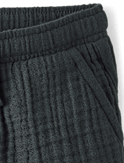 Baby And Toddler Boys Gauze Pull On Shorts