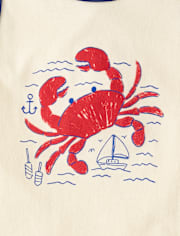 Baby And Toddler Boys Crab Tank Top 3-Pack