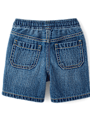 Baby And Toddler Pull On Jean Shorts