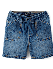 Baby And Toddler Pull On Jean Shorts