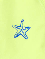 Baby And Toddler Boys Graphic Rashguard Swimsuit