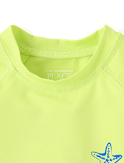 Baby And Toddler Boys Graphic Rashguard Swimsuit