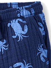 Baby And Toddler Boys Print Gauze 2-Piece Outfit Set