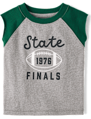 Baby And Toddler Boys Colorblock Varsity Muscle Tank Top