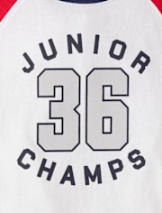 Baby And Toddler Boys Colorblock Varsity Muscle Tank Top