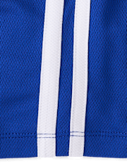 Baby And Toddler Boys Quick Dry Striped Lined Mesh Active Shorts