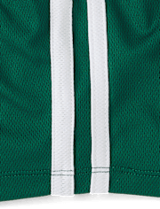 Baby And Toddler Boys Quick Dry Striped Lined Mesh Active Shorts