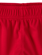 Baby And Toddler Boys Quick Dry Striped Lined Mesh Active Shorts