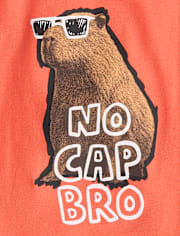 Boys Capybara Sunglasses Snug Fit Cotton Pajamas
