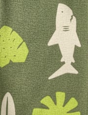 Pyjama en coton ajusté style surf pour garçon