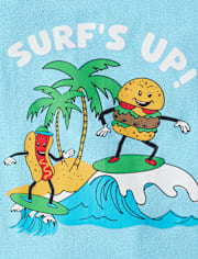 Boys Surf's Up Food Snug Fit Cotton Pajamas