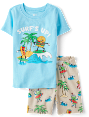 Boys Surf's Up Food Snug Fit Cotton Pajamas