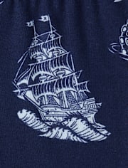 Boys Glow Octopus Snug Fit Cotton Pajamas