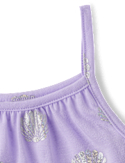 Girls Foil Seashell Pajamas