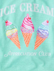 Girls Ice Cream Club Pajamas