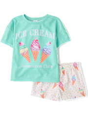 Girls Ice Cream Club Pajamas