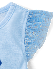 Girls Rainbow Unicorn Mermaid Flutter Nightgown