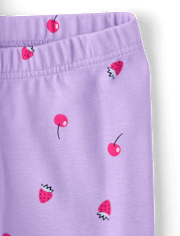 Girls Cake For Breakfast Snug Fit Cotton Pajamas