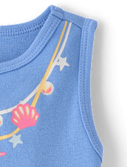 Baby And Toddler Girls Mermaid Snug Fit Cotton Pajamas