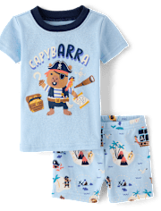 Baby And Toddler Capybara Pirate Snug Fit Cotton Pajamas