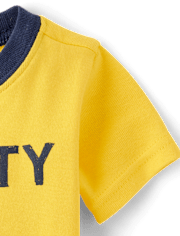 Pyjama en coton ajusté pour bébés et petits garçons, motif véhicules de chantier