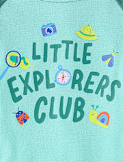 Baby And Toddler Boys Explorer's Club Snug Fit Cotton Pajamas