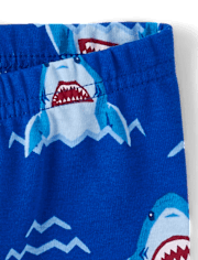 Baby And Toddler Boys Shark Snug Fit Cotton Pajamas