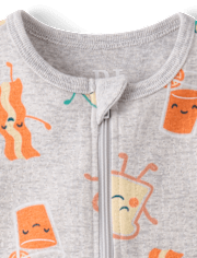 Pyjama une pièce court en coton ajusté pour bébé et tout-petit