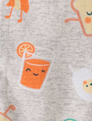 Pyjama une pièce court en coton ajusté pour bébé et tout-petit